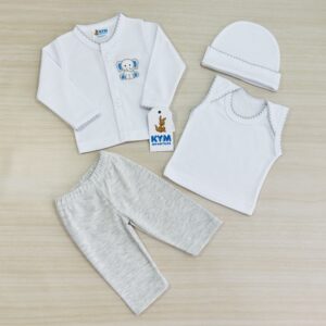 Conjunto para prematuro 4 piezas niño
